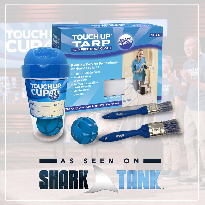 Touch Up Cup Painting Kit - Includes 3 Paint Storage