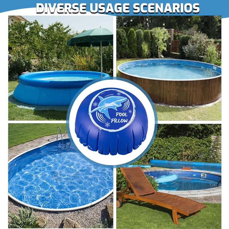 Silvonte 5x5 Ft Pool Pillow for Above Ground Pools, Heavy