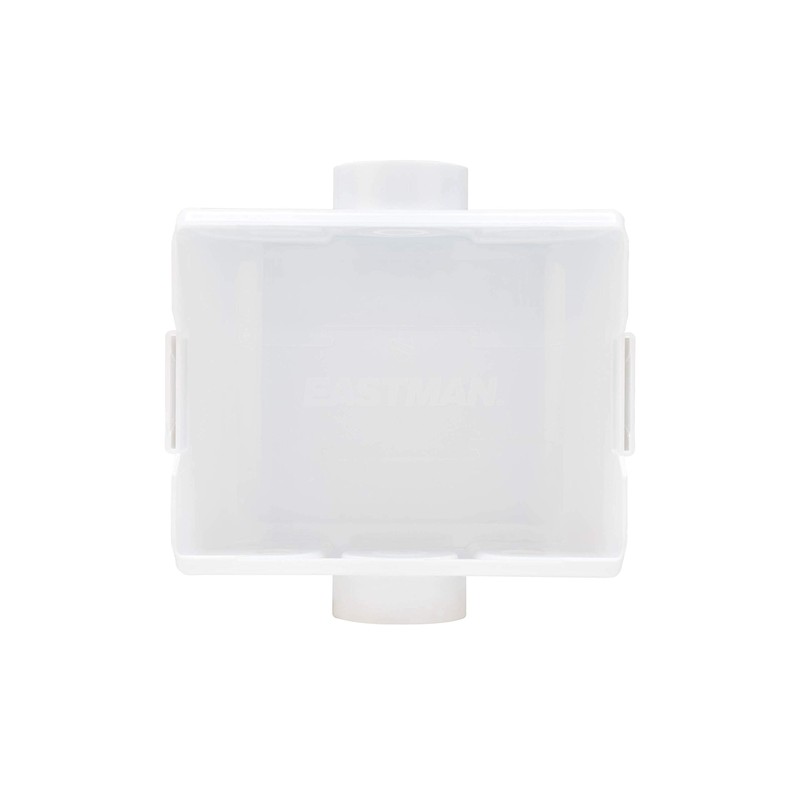 Eastman 1/2 Inch Universal Center Drain Washing Machine Outlet Box,