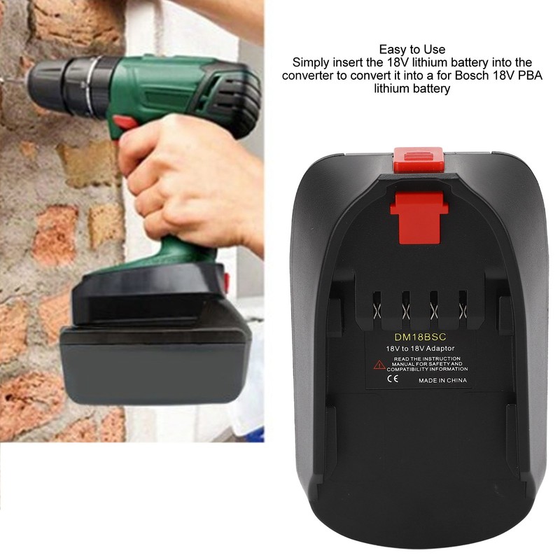 Power Tool Battery Converter Wide Compatibility Lithium Battery Adapter for