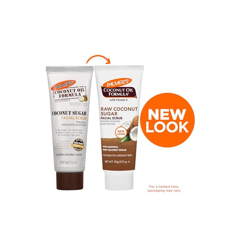 Palmers Coconut Oil Formula Exfoliante Facial con Azcar de Coco,