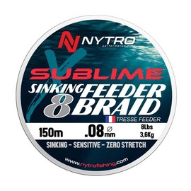 Nytro Sublime X8 Sinking Feeder Braid 0.12