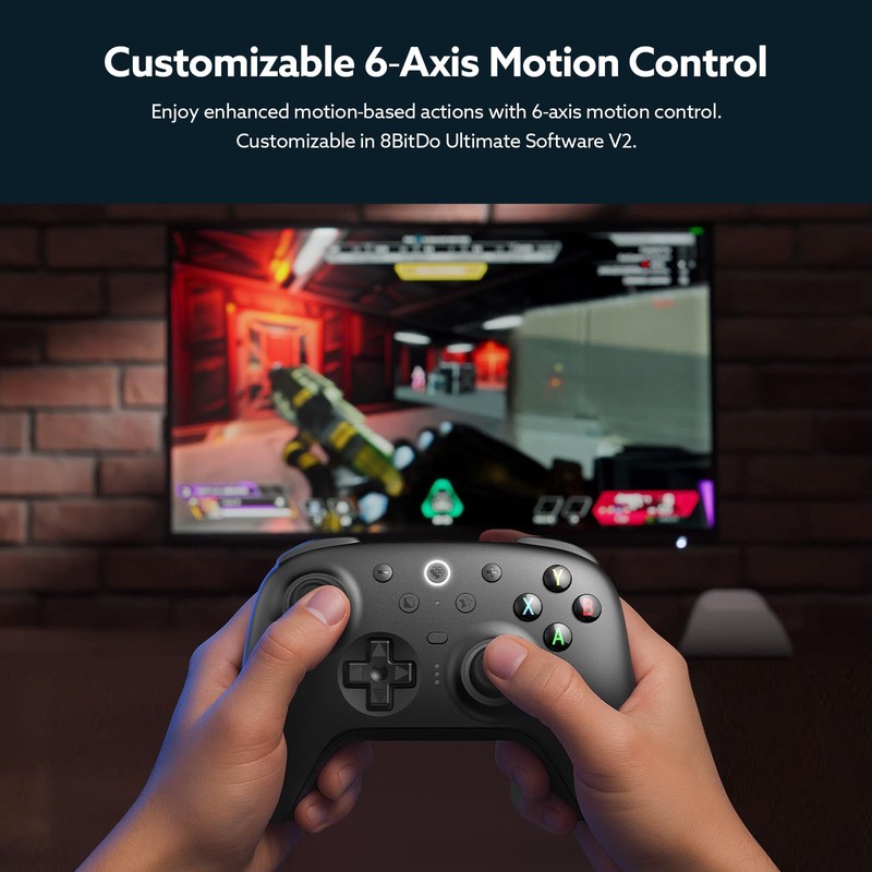 8BitDo Ultimate 2 Wireless Controller with TMR Joysticks for Windows