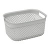 JVL 13-384IG Droplette Design Plastic Storage Box, 3.3Litre, 12 x