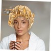 Gatuida Large Double Layer Shower Cap for Women Soft Comfortable