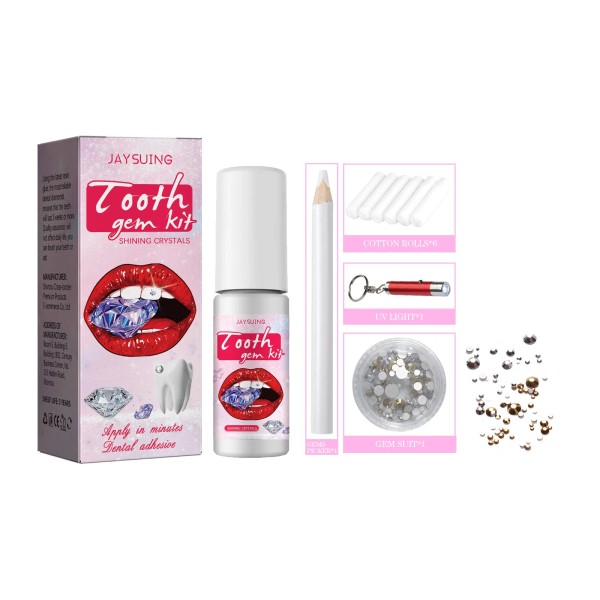 Unbranded Jaysuing Tooth Gem Kit Jewelry Is Easy To Disassemble