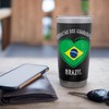 Brazil Flag Heart Jaboatao Dos Guararapes City Stainless Steel Insulated