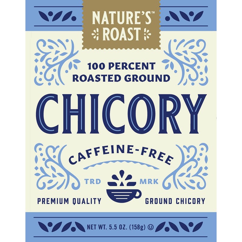 Nature’s Roast 100% Roasted Ground Chicory, 5.5 Ounce - Naturally