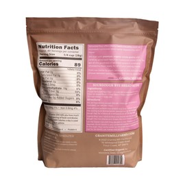 Granite Mill Farms Stone Ground Sprouted Organic Rye Flour, 5 lb