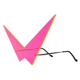 Anime Inspired Futuristic Comic Costume Cosplay Large Pointy Triangle Pink Sunglasses