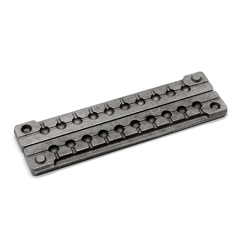 Adygil Round Sinker Mold with 10 Cavities and 1/5-Ounce,Without Handle