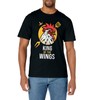 Funny Chicken King Wings Fans BBQ Drumstick Gift For Men