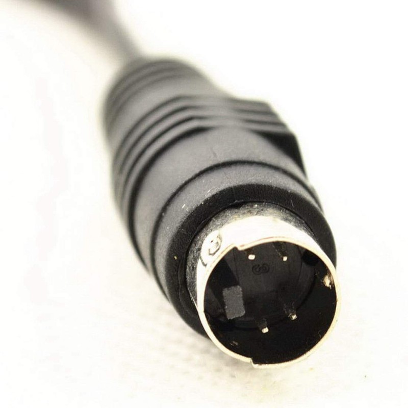 【Set of 2】 Converter Cable AV Cable 4 Pin S-Video