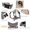 Coohom No Pull Dog Harness with Handle and Two Leash