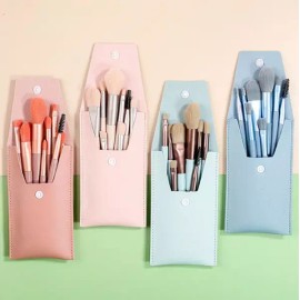 Clover 메이크업 페이스 크로바 8종 브러쉬 세트 행운 구슬 [선택2 핑크] Makeup Face Clover 8-Piece Brush Set Lucky Beads [Select 2 Pink]