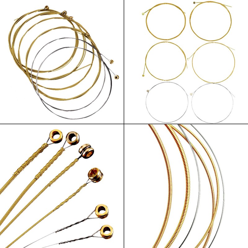 Bememo 3 Sets of 6 Acoustic Guitar Strings Replacement Steel