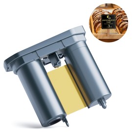 NIIMBOT Thermal Transfer Ribbon Replacement Ink Ribbon Only Compatible with M2 Label Printers Color Printing Film for Thermal Transfer Label Printing Gold