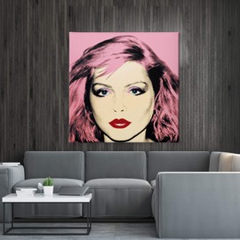 Andy Warhol- Debbie Harry - Pop Art - Blondie - Canvas Art Wall Art Home Decor - Various Sizes (30in x 30in Gallery Wrapped)