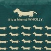 Yuisha 3L13-01 Tote Bag, Eco Bag, Square Shape, Gusset, Dog