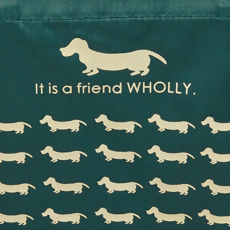 Yuisha 3L13-01 Tote Bag, Eco Bag, Square Shape, Gusset, Dog