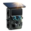 VOOPEAK Trail Camera Solar Powered, Dual Lens 60MP 4K 30FPS