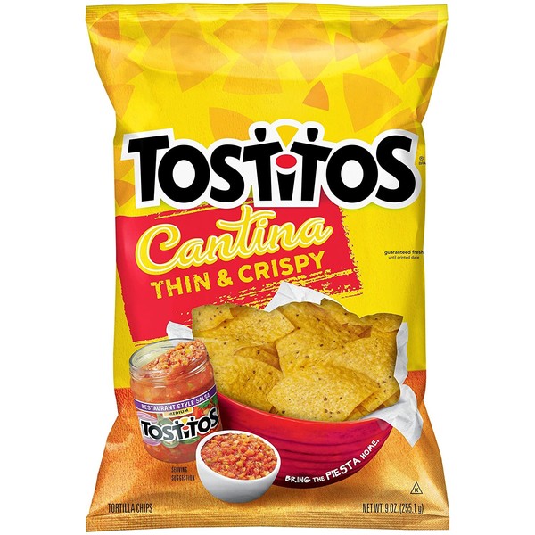 Tostitos Cantina Thin And Crispy Tortilla Chips 9 Oz