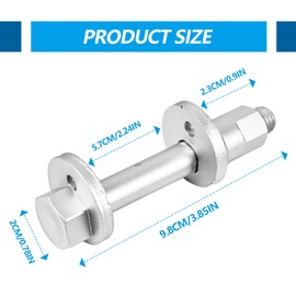 2PCS Rear Camber Bolts, 6508486AA Rear Toe Link Alignment Bolts Kit Compatible with Dodge Durango Caliber Avenger, Chrysler 200 Sebring, Jeep Compass Patriot Grand Cherokee