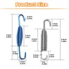 8 Pcs Motorcycle Exhaust Pipe Springs, 2.28"/58 mm Stainless Steel