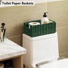 Vagusicc Wicker Storage Basket, Set of 2 Hand-Woven Paper Rope