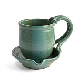 Anthony Stoneware Microwave Bacon Cooker, Teal Green