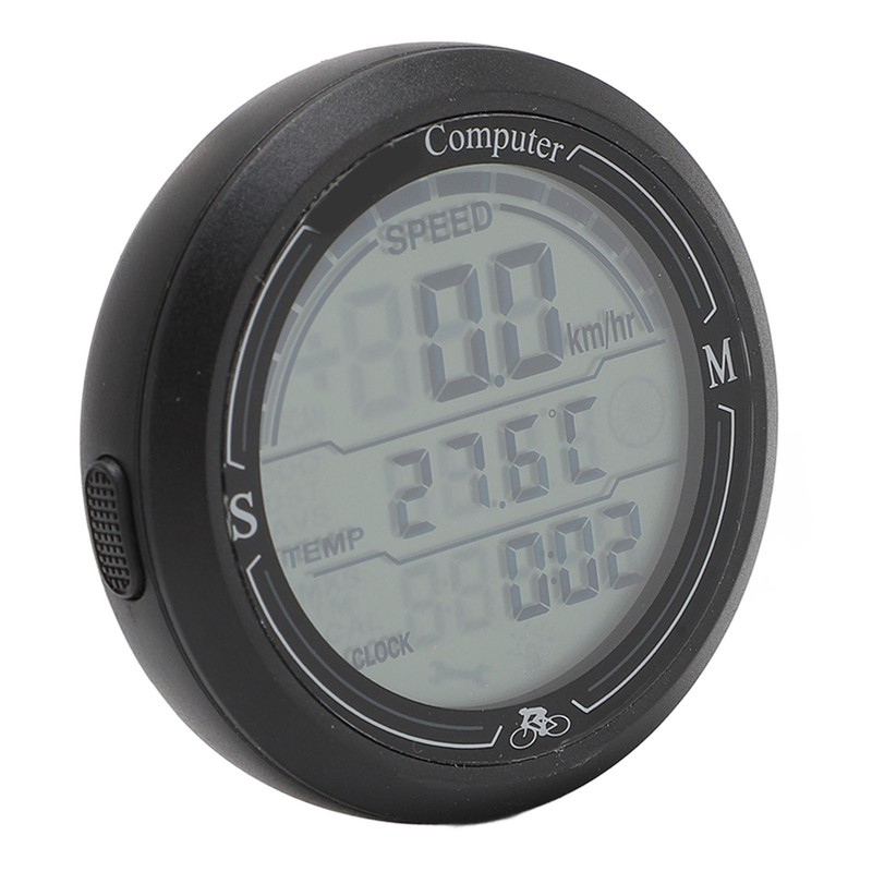 Cycling Speedometer Odometer Multi Function Electronic Speed Tester Temperature Time