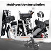 HmmtyRack Motorcycle Tool Bag,Universal Motorcycle Fork Bag,Waterproof PU Leather Roll