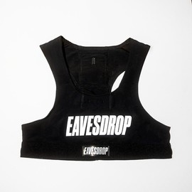 Eavesdrop Mic’d Up Vest - Wireless Mic Holder for Sports Audio Recording - Size: XL