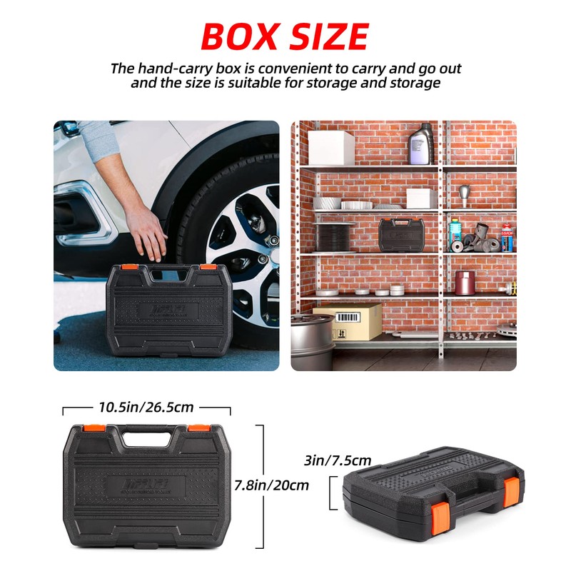 DIFFLIFE Tool Sets Household Tool Kit 15-Piece,General Home/Auto Repair Tool
