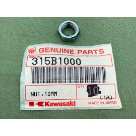 Kawasaki QTY 2 NEW GENUINE KAWASAKI 315B1000 NUT 10MM