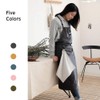 AOBBYBBS Adjustable Japan Nordic Style Soft Cotton Linen Apron with