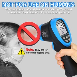 INFURIDER Infrared Thermometer Gun,YF-1800 Non-Contact Digital Laser Temperature Gauge -58°F to 3272°F,50:1 Instant-Read IR Pyrometer High Temp Gun for Industry Kiln Oven Furnace