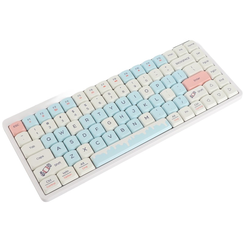 84 Key Bluetooth Keyboard 3 Mode 2.4G Wireless Bluetooth Gaming
