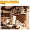 EZYDECOR Shelf Bracket 4 Inch Black Shelf Brackets Wall Mounted
