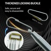 MKHUIBU Chest Expander for Men 7 Spring Adjustable, Chest Expander