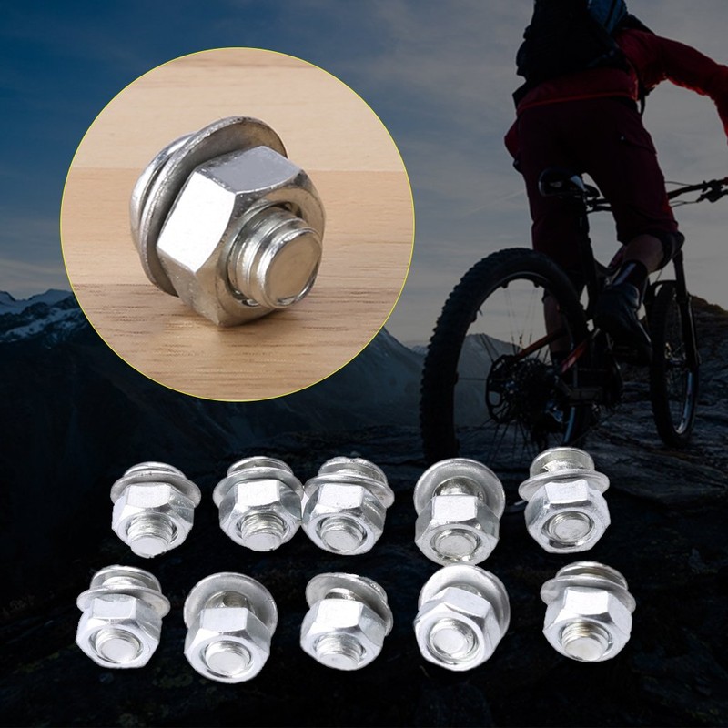 gszfsm001 10pcs Brake Cable Adjuster Clamp Lock Screw Bolt Bicycle