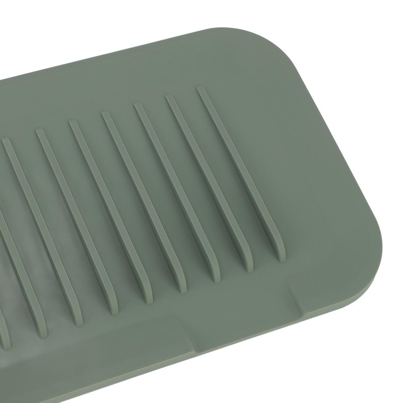 Sink Faucet Mat Silicone Draining Function Faucet Handle Water Catcher