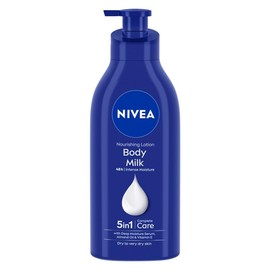 NIVEA Nourishing Body Milk 600ml Body Lotion With 2X Almond Oil For Dry Skin