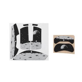 EMSea 1 Set Non-Slip Mouse Grip Tape Stickers Compatible with Razer Compatible with Viper V3 Pro for Improved Gaming Precision Pre-Cut and Sweat-Resistant Skin Earth Pattern