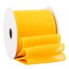 Fondersy 10-Yard Yellow Burlap Ribbon Wired Burlap Ribbon - 3