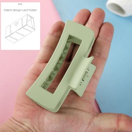 Loanzeg Bridesmaid Scrunchies Proposal Gifts 4.1 Inch Square Set of 8 Bachelorette Hair Claw Clips ideas Bridal Shower Gift for Wedding Party Favors (32pcs Champagne)