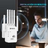 Repetidor Wifi 5g 1200mbps Rompemuros Amplificador Extensor