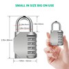 BeskooHome Combination Lock, Heavy Duty Padlock with Code, Resettable Combination