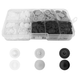 Pack of 360 Cover Caps for Screws, M3 Screw Cover Phillips, Phillips Screws, Torx Screw Cover Made of Plastic, Cover Caps for Diameter (3 Colours)