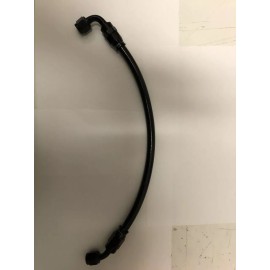 PSM Black Coated Power Steering Hose Assembly 24" -6 Steel Braided Assembly 90/90